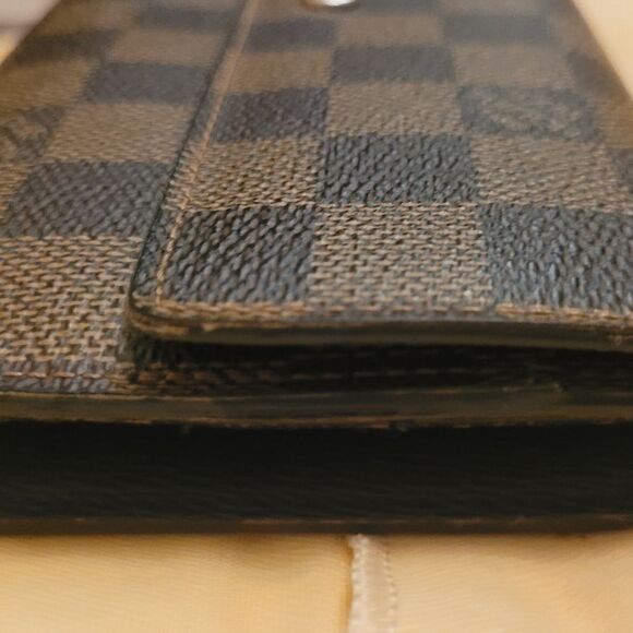Authentic Louis Vuitton Damier Ebene Sarah Wallet International FUll set : Box - Picture 12 of 15